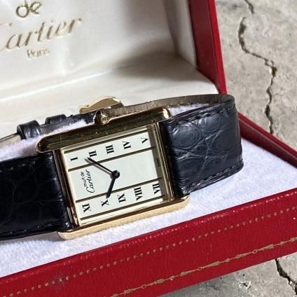 Cartier MUST TANK ʥƥ ޥ 󥯡LM ٥ȡȢ