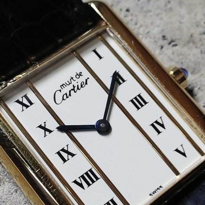 Cartier MUST TANK ʥƥ ޥ 󥯡LM ٥ȡȢ
