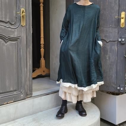 2024年冬【法人向けお歳暮】 HALLELUJAH 7, Robe de Berger（ハレルヤ 羊飼いローブ）Dark ワンピース