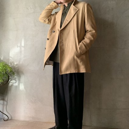suzuki takayuki pea coat（スズキタカユキ ピーコート）Beige/Unisex