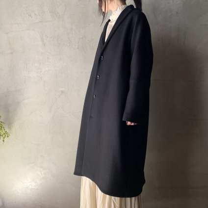 <img class='new_mark_img1' src='https://img.shop-pro.jp/img/new/icons20.gif' style='border:none;display:inline;margin:0px;padding:0px;width:auto;' />【20%OFF】suzuki takayuki tailored-collar coat（スズキタカユキ テーラードカラーコート）Black