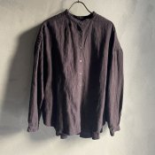 ikkuna/suzuki takayuki gathered blouse�（イクナ/スズキタカユキ ギャザード ブラウス�）Charcoal Gray