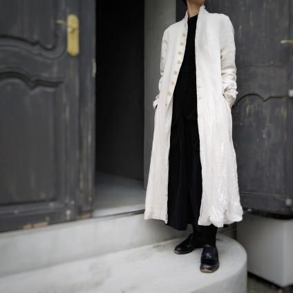 hallelujah リネンライトコート HALLELUJAH 1, Frock（ハレルヤ 農夫のコート）Flax- JeJe PIANO