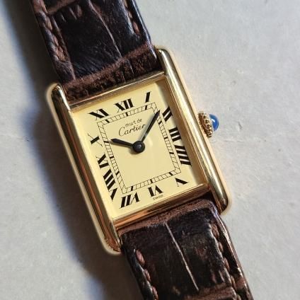 CARTIER MUST TANK (ƥ ޥ ) Ivory Roman SM 