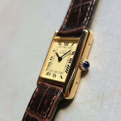 CARTIER MUST TANK (ƥ ޥ ) Ivory Roman SM 