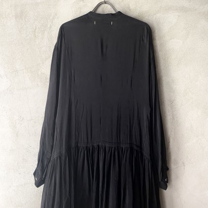 suzuki takayuki dropped torso dress（スズキタカユキ ドロップドトルソードレス）Black