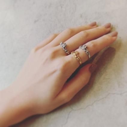 GLADDAGH RING 9号 グラダリング ♡ 赤（アイルランド