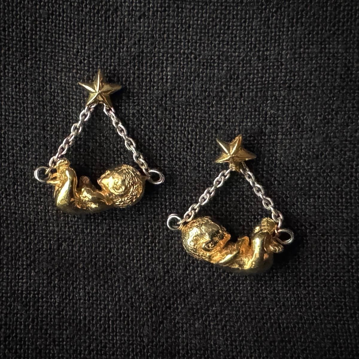 momocreatura  Baby Star Swinging Earringsβ̲֤ 󥰥ԥ ɡߥС