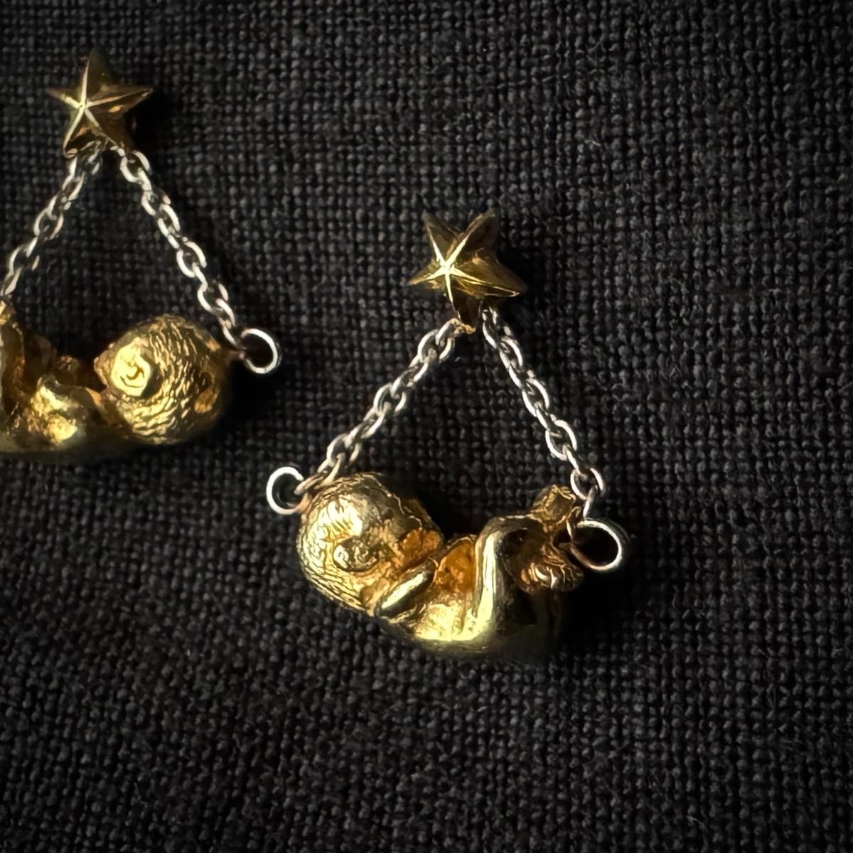 momocreatura  Baby Star Swinging Earringsβ̲֤ 󥰥ԥ ɡߥС