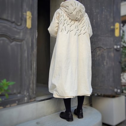 HALLELUJAH 8, Manteau brode（ハレルヤ 刺繍コート）White