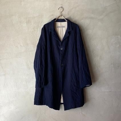 ジャケット・アウター YUTA MATSUOKA Long Jacket Black YUTA MATSUOKA Jacket（ユウタマツオカ ジャケット）Navy-JeJe
