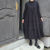 HALLELUJAH 3, Robe a plis depoque（ハレルヤ プリーツローブ 1900年代）Black