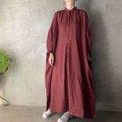 【限定カラー】 suzuki takayuki peasant dress（スズキタカユキ ペザントドレス）Peony Red