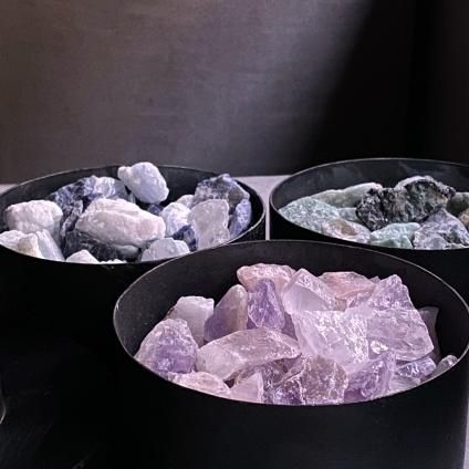 MAD et LEN Pot Pourri Rose Flat medium ~amethyst,rose quartz MAD et LEN Pot Pourri Rose Flat medium ~amethyst,rose quartz