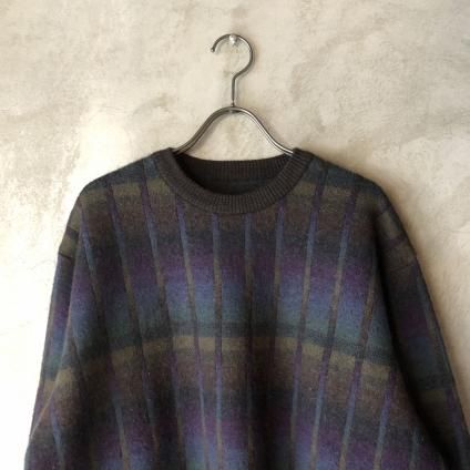 Vintage Gradation Check Knitʥơ ǡå˥åȡ