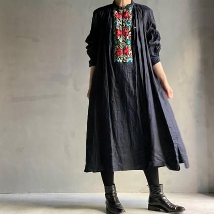 HALLELUJAH 4, Robe brodee de Berger no, Aʥϥ ӻɽĥԡCharcoal Indigo