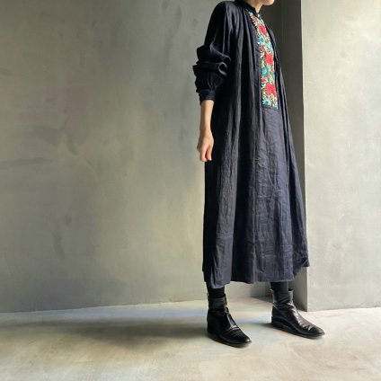 HALLELUJAH 4, Robe brodee de Berger no, Aʥϥ ӻɽĥԡCharcoal Indigo