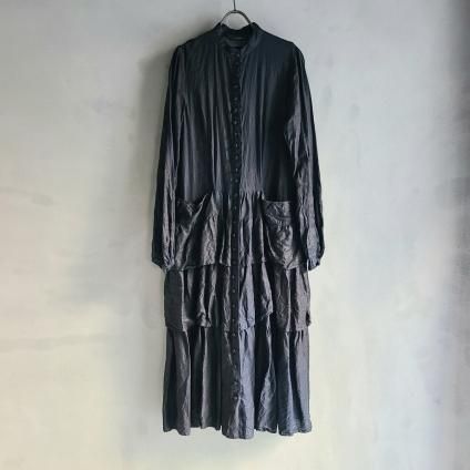 HALLELUJAH 3, Robe Etagee a volantsʥϥ եƥ ֡Charcoal Indigo