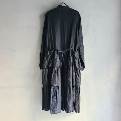 HALLELUJAH 3, Robe Etagee a volantsʥϥ եƥ ֡Charcoal Indigo