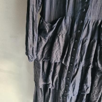 HALLELUJAH 3, Robe Etagee a volantsʥϥ եƥ ֡Charcoal Indigo