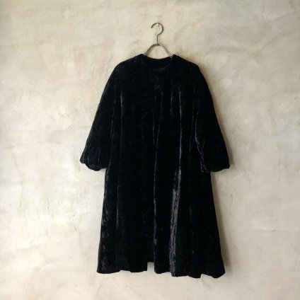 50's France Vintage Chambre Velvet Gown （50's フランス