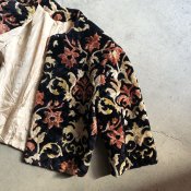 50's U.K. Vintage Gobelin Woven Baroque Flower Short Jacket（ヴィンテージ ゴブラン織り バロックフラワー ショートジャケット）