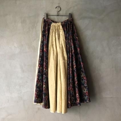 Vintage Switching Flared Gathered Skirtʥơڤؤե쥢㥶ȡ