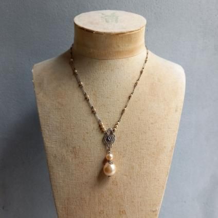 1930's Louis Rousselet Glass Pearl Necklace1930ǯ 륤 졼 饹 ѡ ͥå쥹