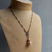 1930's Louis Rousselet Glass Pearl Necklace（1930年代 ルイ ロスレー ガラス パール ネックレス）