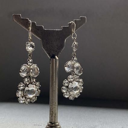 1930's Glass Earrings 1930ǯ 饹 󥰡