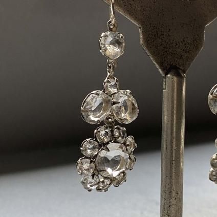 1930's Glass Earrings 1930ǯ 饹 󥰡