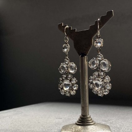 1930's Glass Earrings 1930ǯ 饹 󥰡