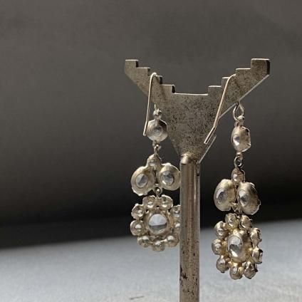 1930's Glass Earrings 1930ǯ 饹 󥰡