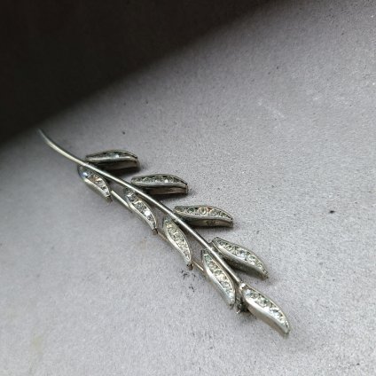 1930's Silver Paste Glass Brooch(1930ǯ С ڡȥ饹 ֥)