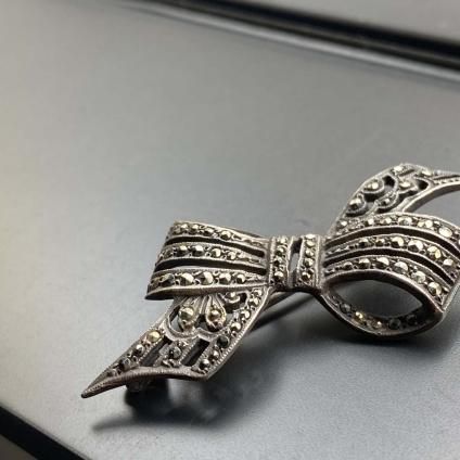 1930's Silver Marcasite Brooch(1930年代 シルバー マーカ 1930's Silver Marcasite Brooch(1930年代 シルバー マーカ