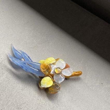 <img class='new_mark_img1' src='https://img.shop-pro.jp/img/new/icons38.gif' style='border:none;display:inline;margin:0px;padding:0px;width:auto;' />30%OFFVintage PAOLA Glass Broochʥơ ѥ 饹 ֥Dead Stock 