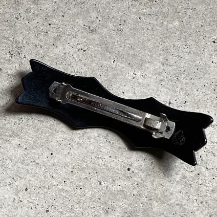 1960's French Old Plastic Sharp Line Hair Clip1960ǯ ե ɥץ饹å 㡼ץ饤 ХåDead Stock