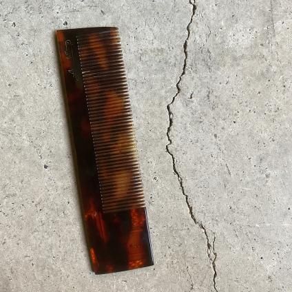 Art Deco French Auguste Bonaz Celluloid Comb ʥ롦ǥ ե 她ȡܥʡ  Dead Stock