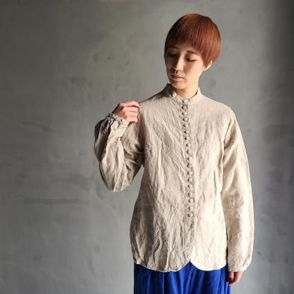 独特の上品 PIANO JeJe - ヴィクトリアシャツ）Flax Chemise（ハレルヤ Victorian 11, HALLELUJAH ONLINE 神戸のアンティーク時計,ジュエリー,ファッション専門店 BOUTIQUE  トップス