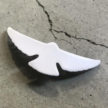 1960's French Old Plastic White Bird Hair Clip1930ǯ ե ɥץ饹å Ļ ХåDead Stock