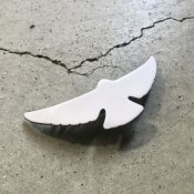 1960's French Old Plastic White Bird Hair Clip（1930年代 フランス オールドプラスチック 白い鳥 バレッタ）Dead Stock