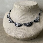 Art Deco French Galalith Metal Necklace（アール・デコ フランス ガラリス メタル ネックレス）