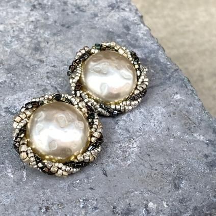 1950's French Louis Rousselet Pearl Earrings1950ǯ ե 륤졼  ѡ 󥰡 