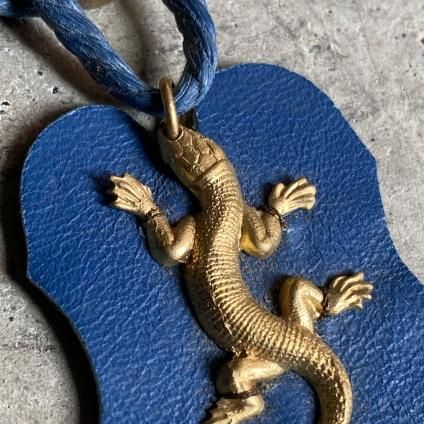 194050's French Leather Metal Lizard Brooch194050ǯ ե 쥶 ᥿ ȥ ֥