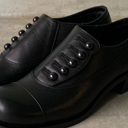 BEAUTIFUL SHOES Buttoned Shoes（ビューティフルシューズ ボタンドシューズ）Black - JeJe PIANO  ONLINE BOUTIQUE 神戸のアンティーク時計,ジュエリー,ファッション専門店