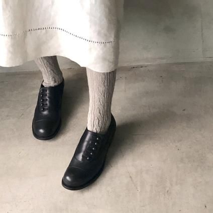 BEAUTIFUL SHOES Buttoned Shoes(ビューティフルシューズ ボタンドシューズ)Black - JeJe PIANO ONLINE BOUTIQUE 神戸のアンティーク時計,ジュエリー,ファッション専門店