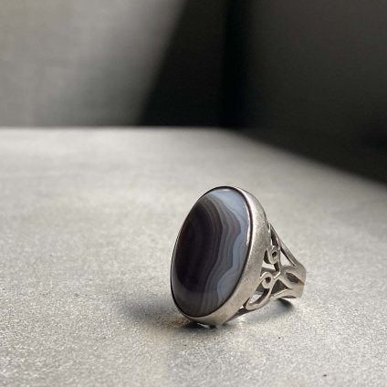 c.1974 Silver Agate Ring（1974年 シルバー アゲートリング