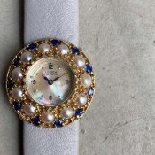 LUCIEN PICCARD PEARL SAPPHIRE WATCH (륷 ԥ ѡ륵եå) 