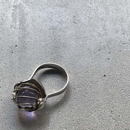 <img class='new_mark_img1' src='https://img.shop-pro.jp/img/new/icons13.gif' style='border:none;display:inline;margin:0px;padding:0px;width:auto;' />C.1970 Silver Amethyst Ring（1970年代 シルバー アメジスト リング）