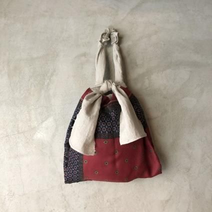 Vintage Scarf & Linen Marche Bagʥơաͥ ޥ륷ХåN3